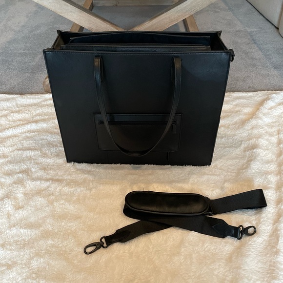 Beis Large Work Tote Black - Picture 6 of 11